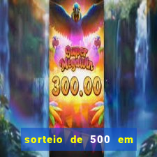 sorteio de 500 em cash toda segunda feira novibet